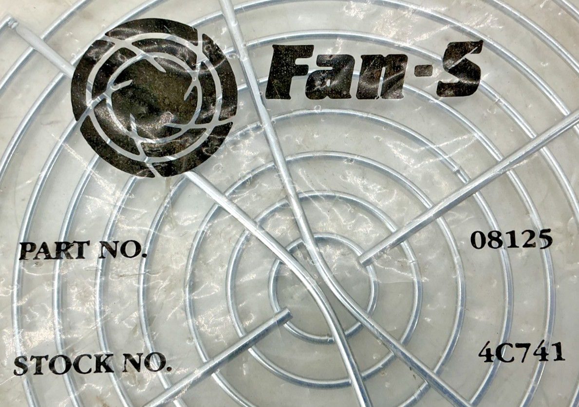 Lot of 2 New Fan-S Fan Guard Cover Accessory Metal Stock #: 4C741