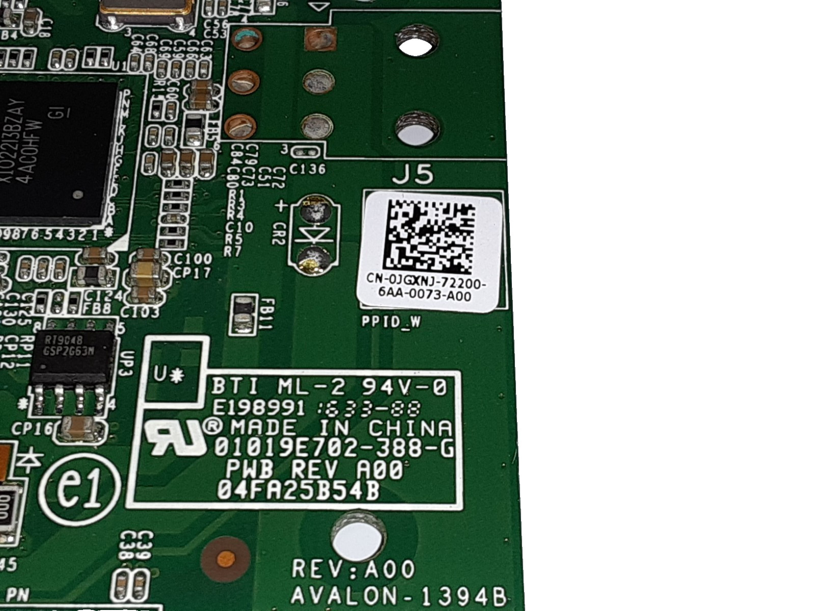 Dell 0JGXNJ 91WRC DPWC200 Full-Height PCI-Express FireWire Expansion Card DPWC20