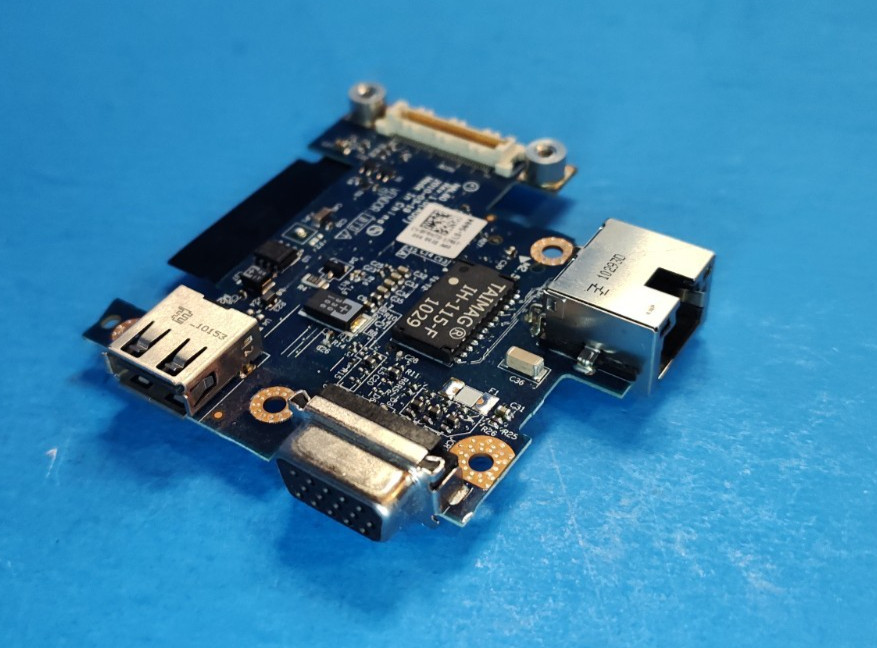 Dell Latitude E4310 Laptop USB 2.0 & VGA Port RJ45 Ethernet Jack I/O Board F9M7D