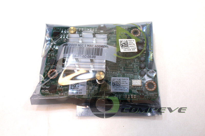 DELL Broadcom D9VTT 2X10G Bcom LOM, Riser Card