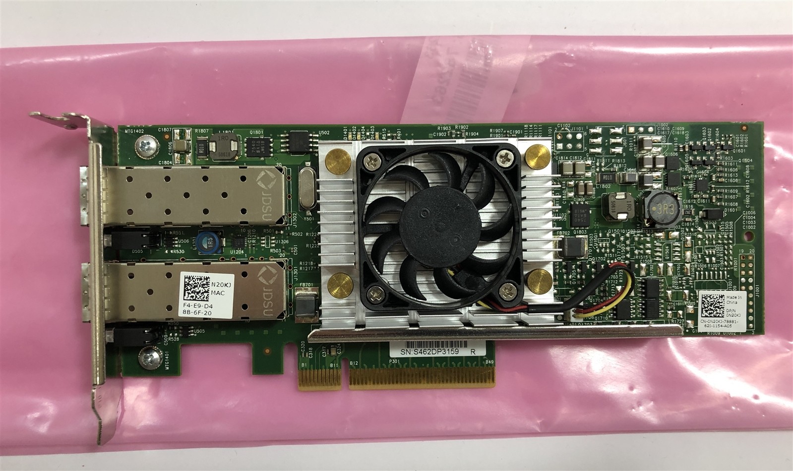 Dell Broadcom N20KJ Dual Port 10GbE PCIe Converged Network Adapter