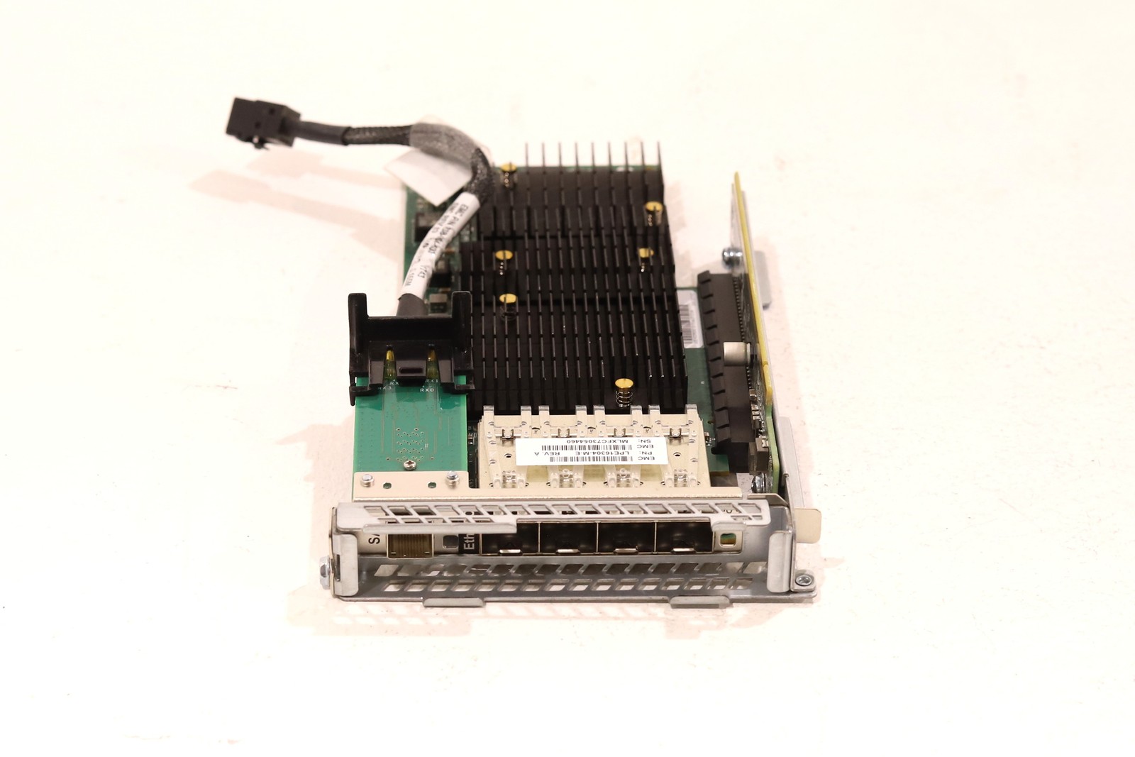 EMC Quad-Port 16GbE Fibre Channel PCIe x16 Host Bus Adapter P/N: LPE16304-M-E