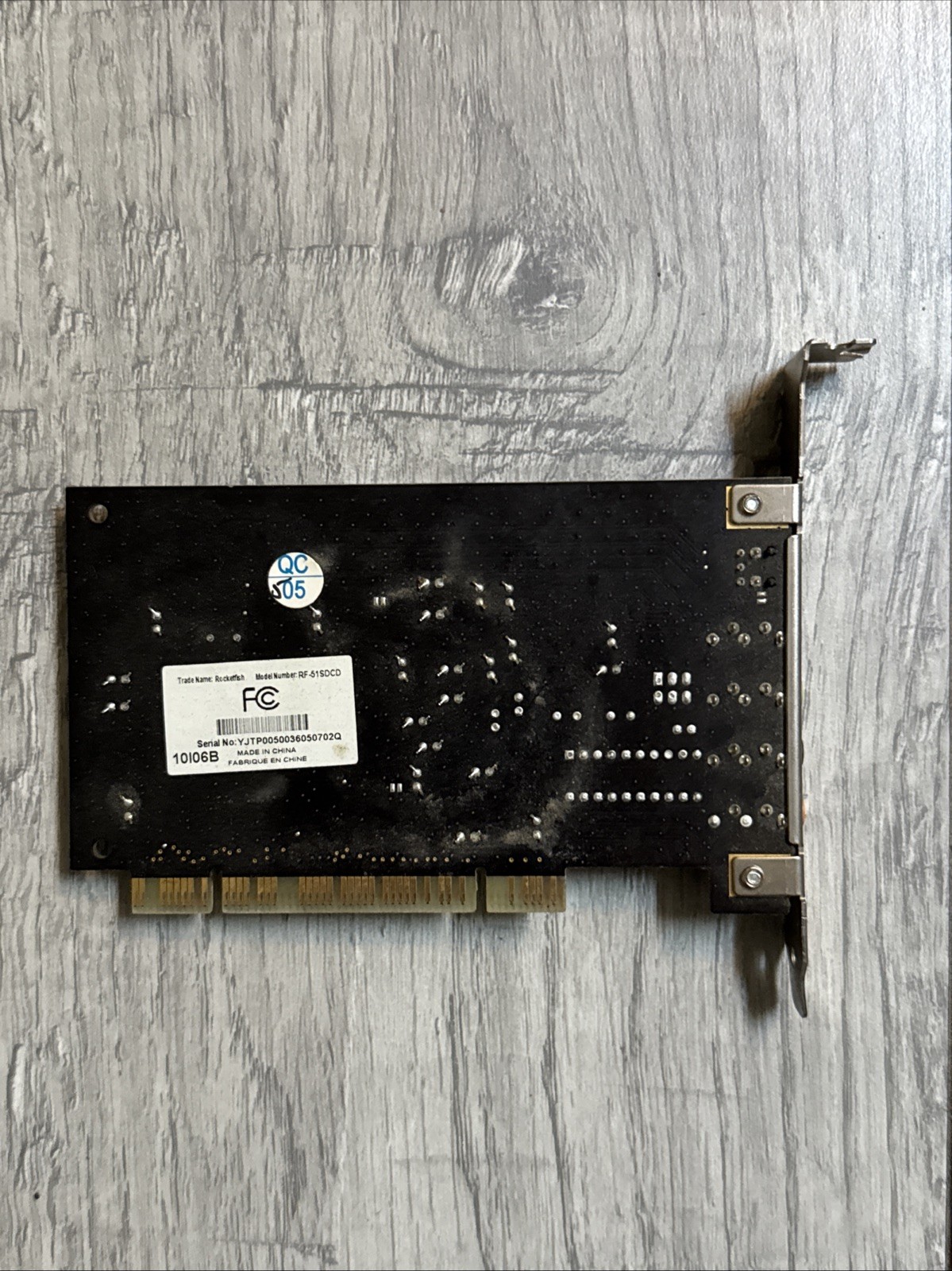 Rocketfish PCI (RF51SDCD) 5.1 Surround Sound Card