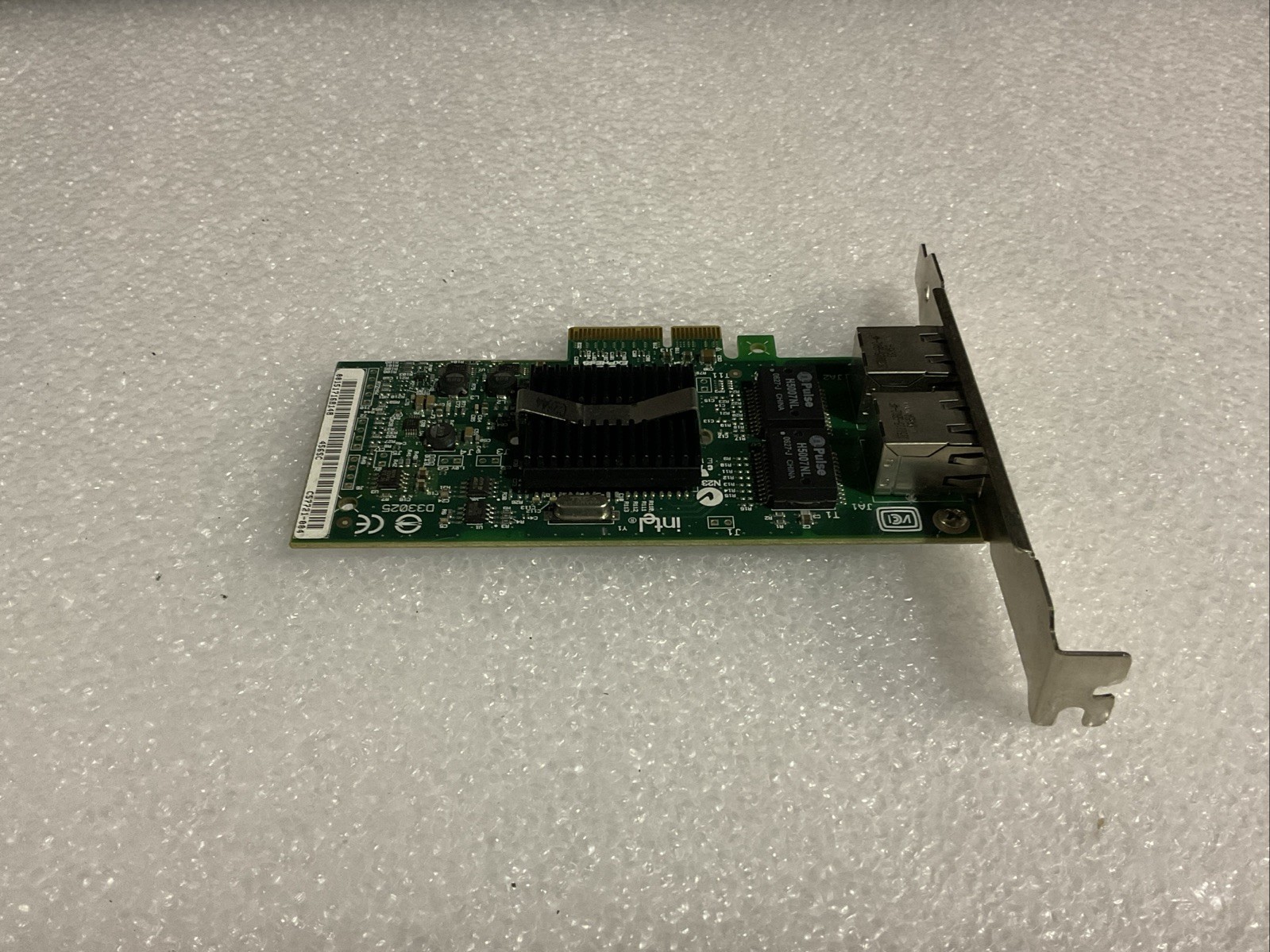 Dell 0X3959 Intel PRO/1000 PT Dual Port Lan Card D33682 RJ-45