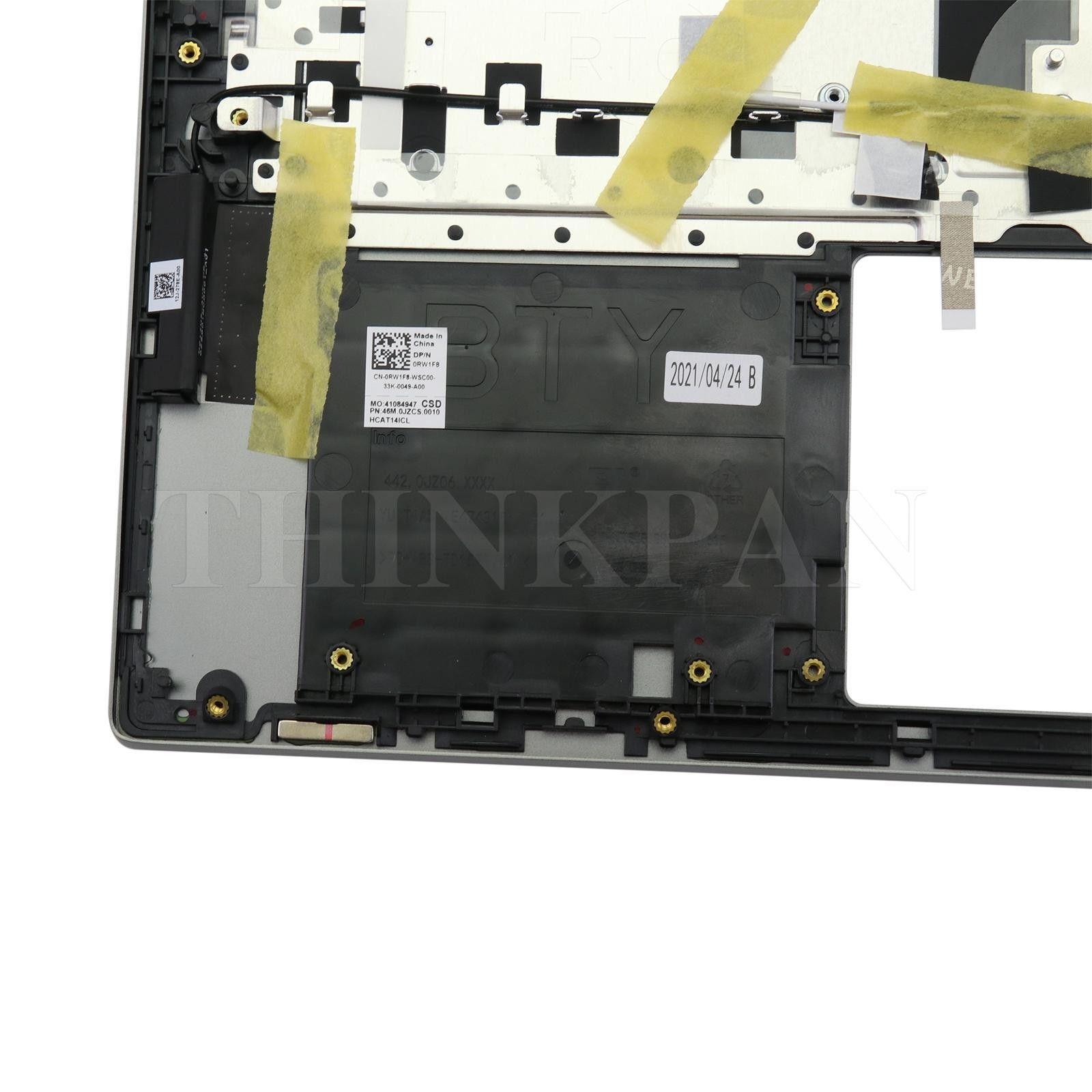 NEW Dell Inspiron 5400 5406 2-in-1 P126G Palmrest w/Backlit Keyboard 0X46H3 US