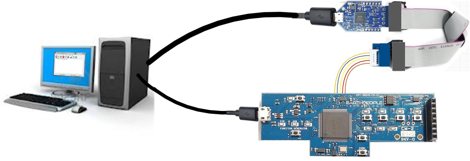 Altera MAX V 5M240 CPLD Development Board, BeeProLogic, FPGA, JTAG, DIY, Logic