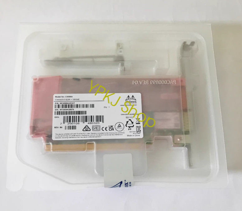 1PCS NEW Mellanox MCX556A-ECAT 100GbE network card Shipping ViaDHL/Fedex/UPS