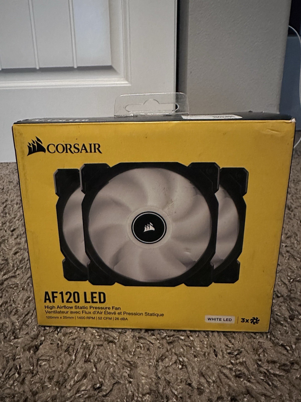 3-Pack Corsair AF120 LED White Fans