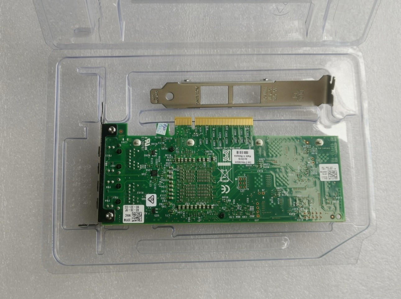 Dell Intel X540-T2 10GbE Dual Port RJ45 PCIe Ethernet Network Adapter