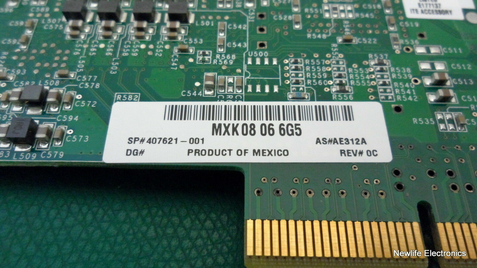 HP 407621-001 Qlogic PCIe x4 2-port 4Gb Optical LC Host Bus Adapter AE312-60001