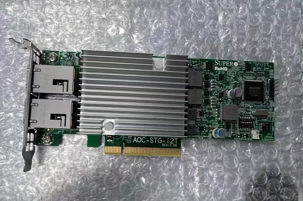 For Supermicro AOC-STG-i2T REV 2.01 Dual Port 10GbE Ethernet PCI-E Adapter NIC