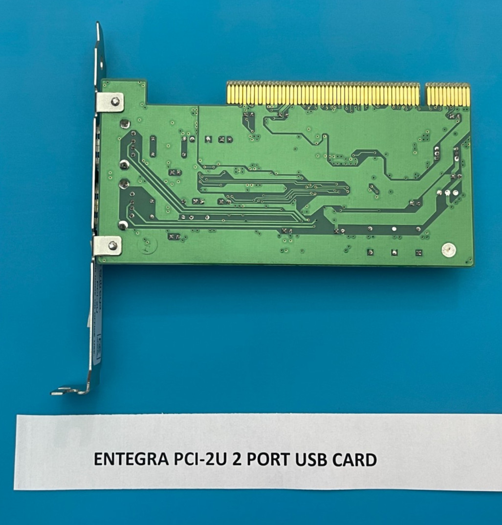 ENTEGRA PCI-2U 2 PORT USB CARD PCI PREOWNED SEE DESCRIPTION
