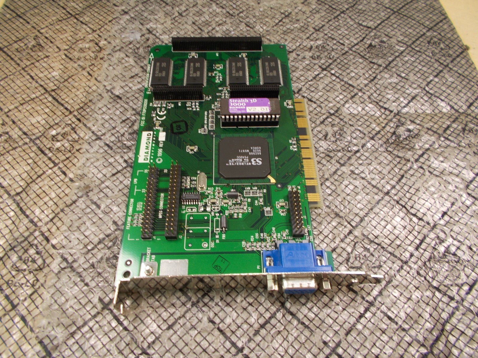 Diamond Stealth 3D 3000 2MB PCI PCI VGA Video Card ST 3D 3K PCI 2+