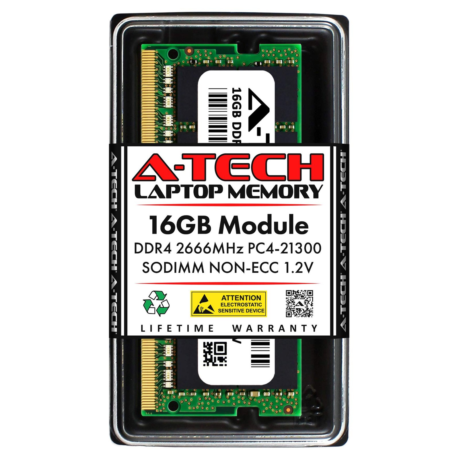 A-Tech 16GB RAM Replacement for CT16G4SFRA266 | DDR4 2666MHz 16GB, Multicolor