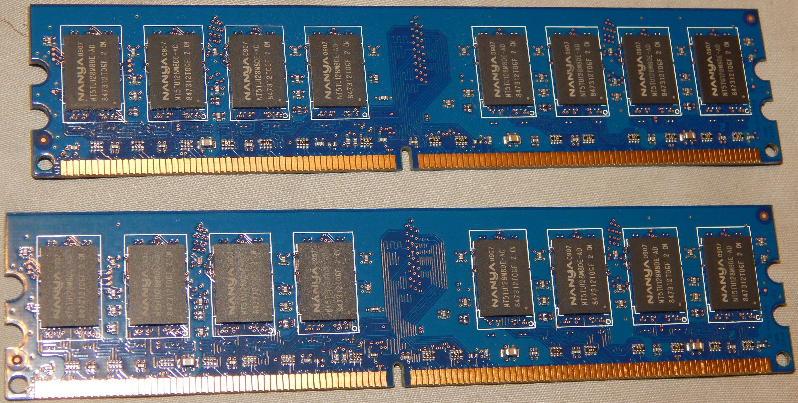 Mixed Brands 4GB 2X2GB DDR2 2RX8 PC2-6400U 800MHz 240PIN DIMM Desktop RAM