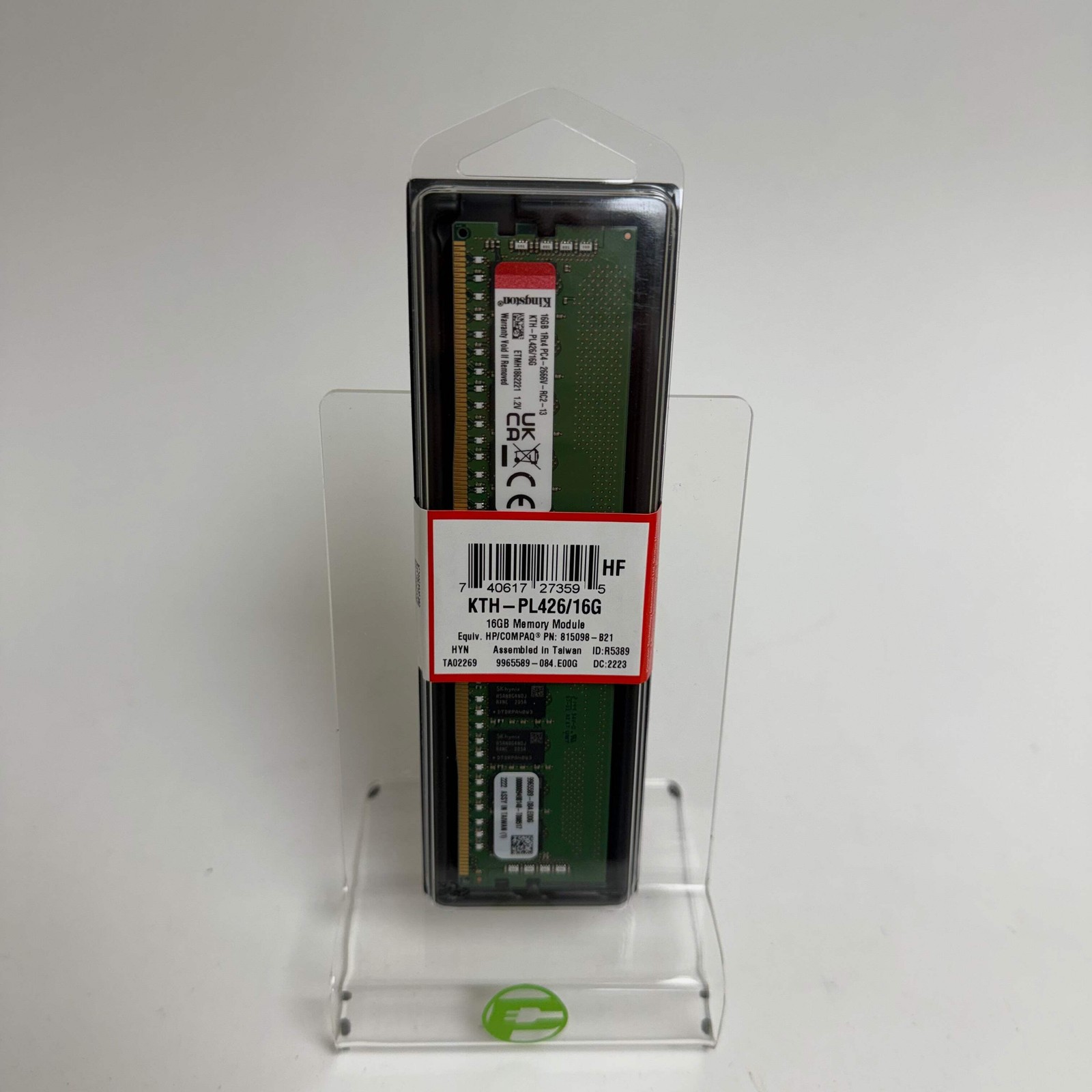 New Kingston KTH-PL426/16G 1x16GB RAM DDR4 2666MHz ETMH1862221 Desktop/Server