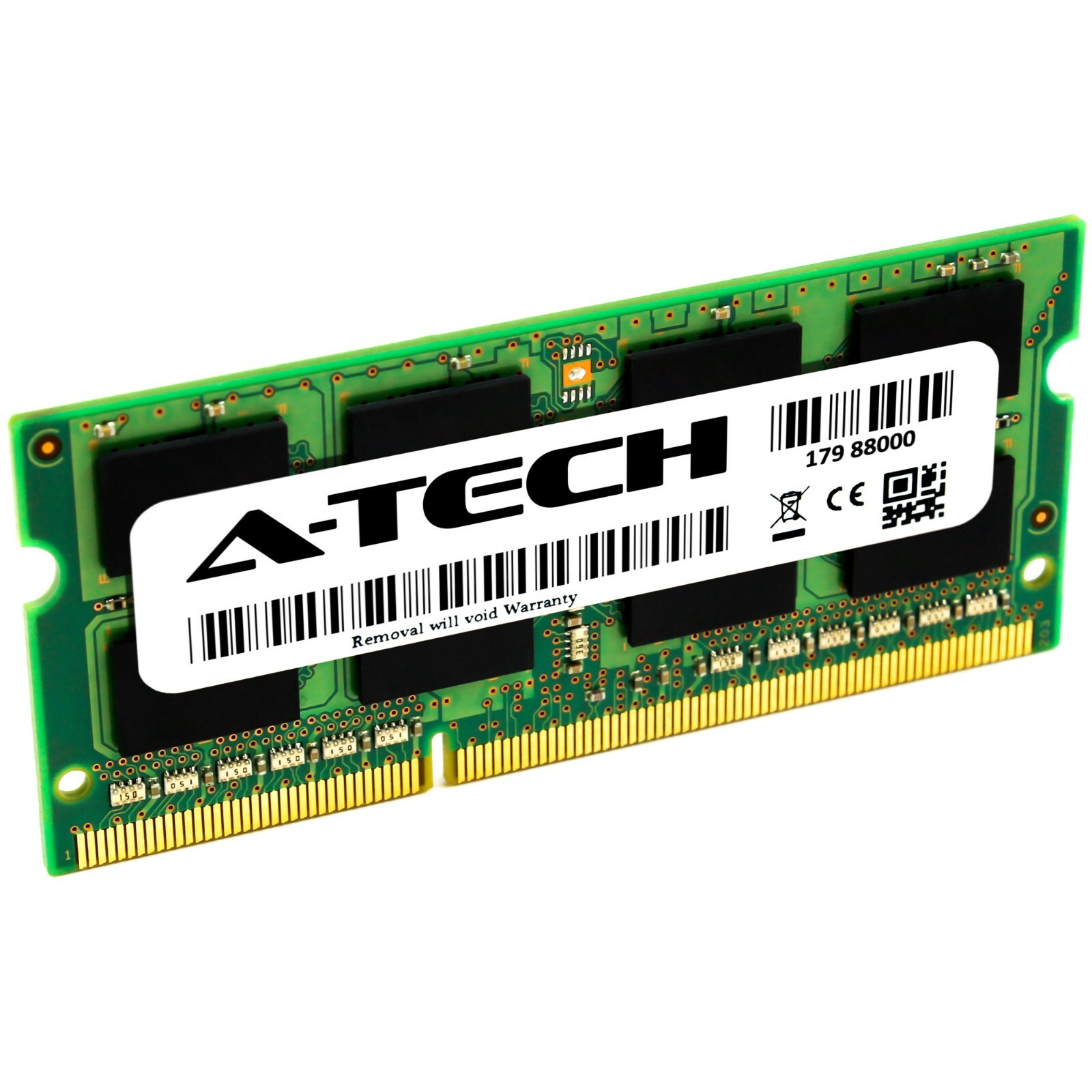 A-Tech 8GB DDR3 1600 PC3-12800 Laptop SODIMM 204-Pin Memory RAM PC3L DDR3L 1x 8G