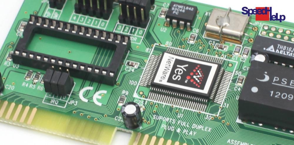 Novell NetWare YES 16-Bit ISA BNC Ethernet LAN Card NE2000 10 Mbit 2 Ports