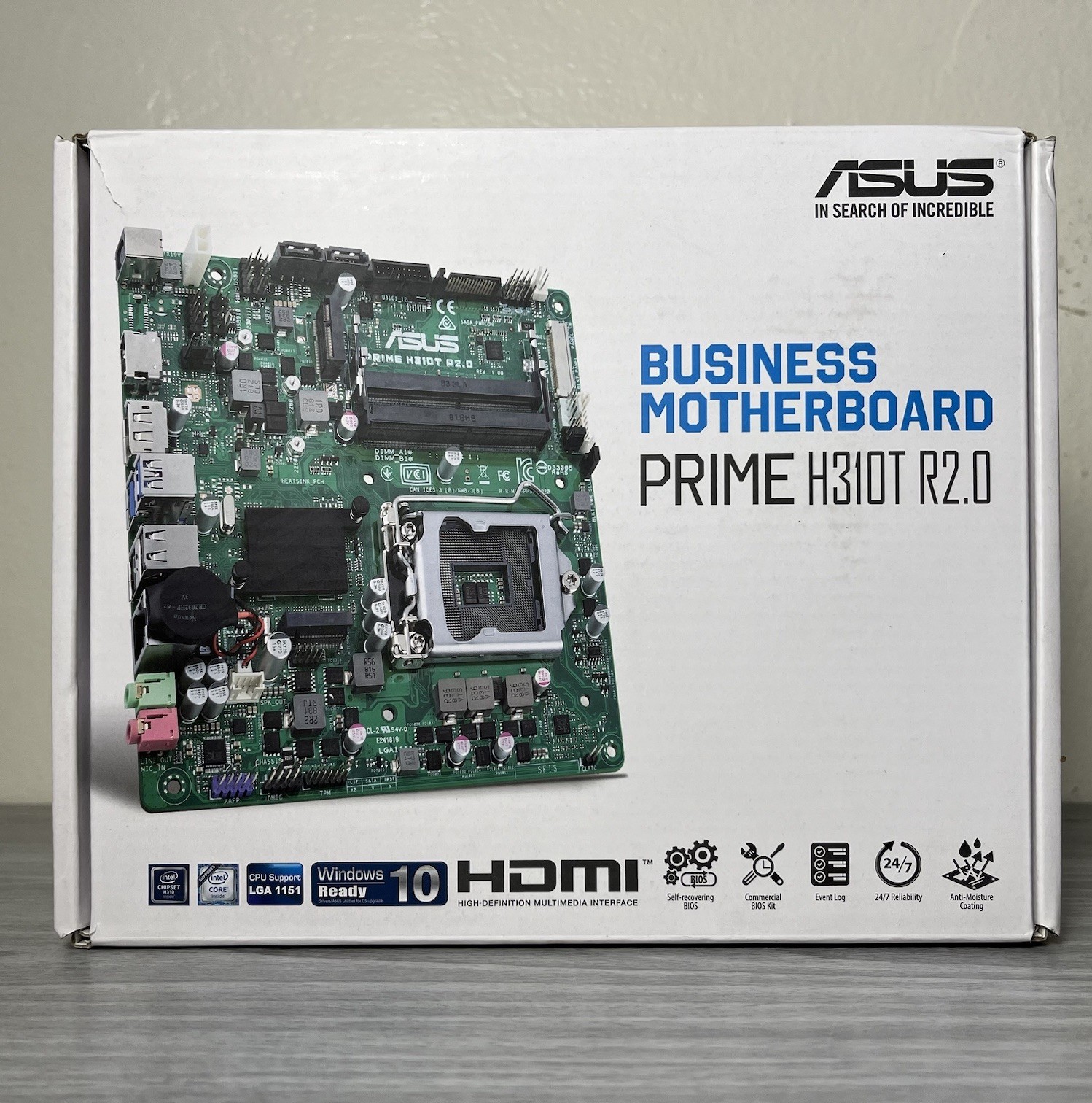 ASUS PRIME Mini-ITX H310T- R2.0 Business Motherboard