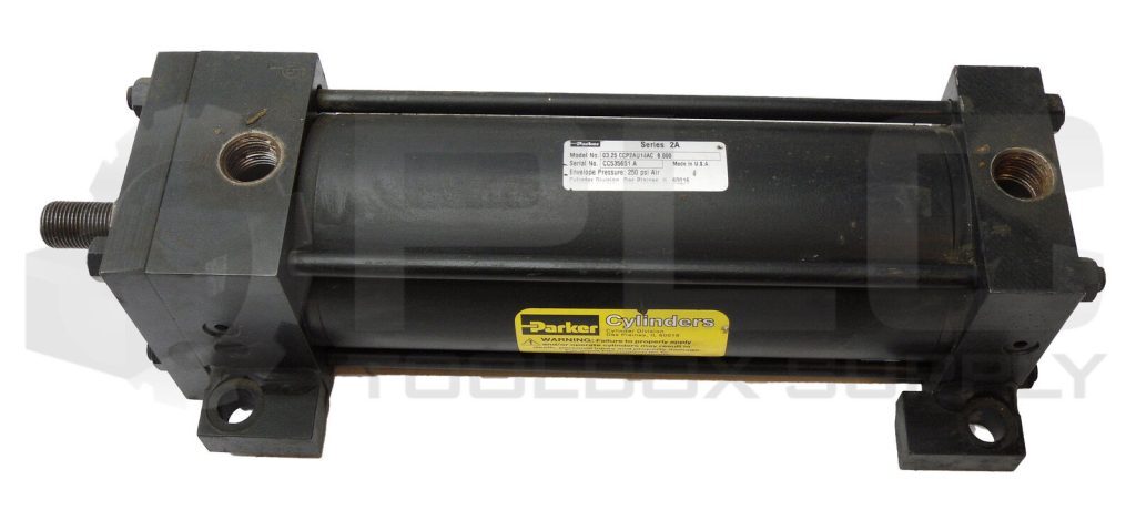 PARKER 03.25 CCP2AU14AC 8.000 CYLINDER SER 2A 250 PSI AIR