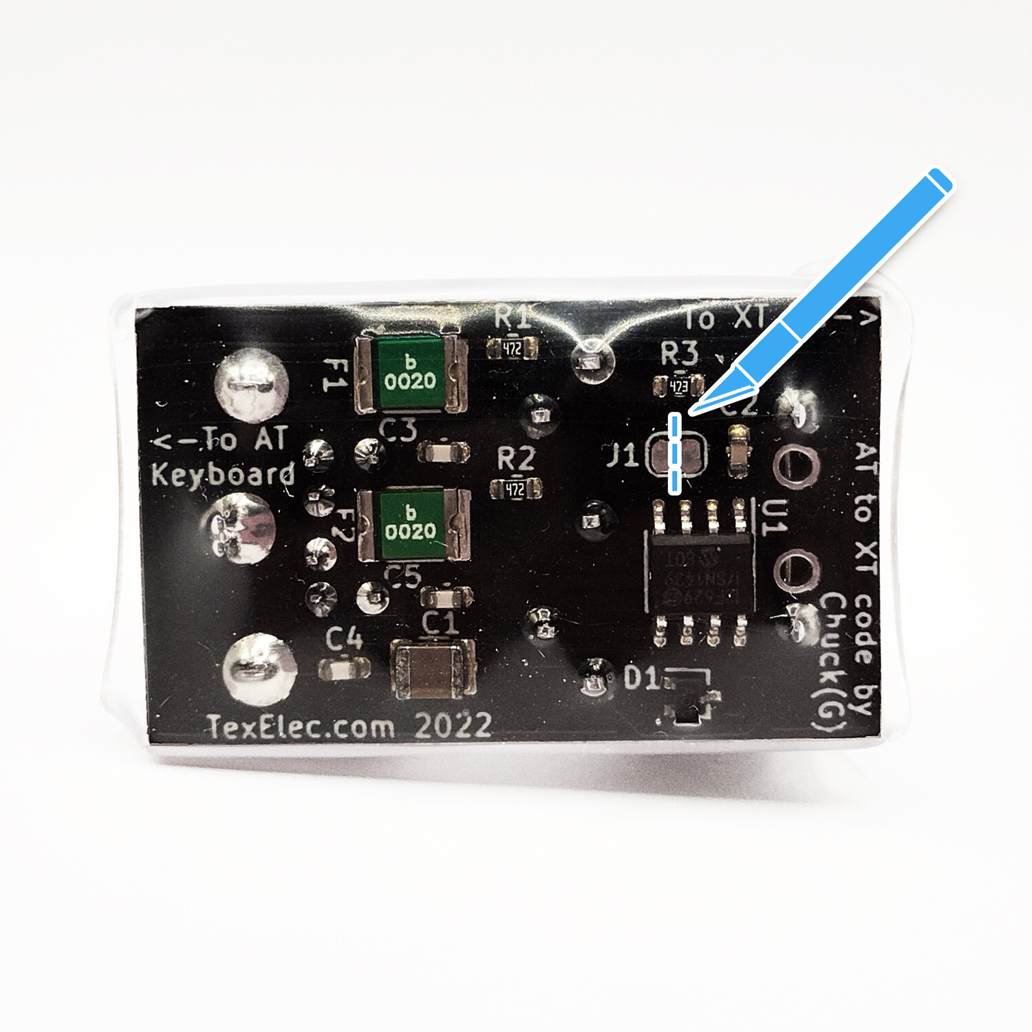 TexElec’s AT to XT Keyboard Adapter by Chuck G