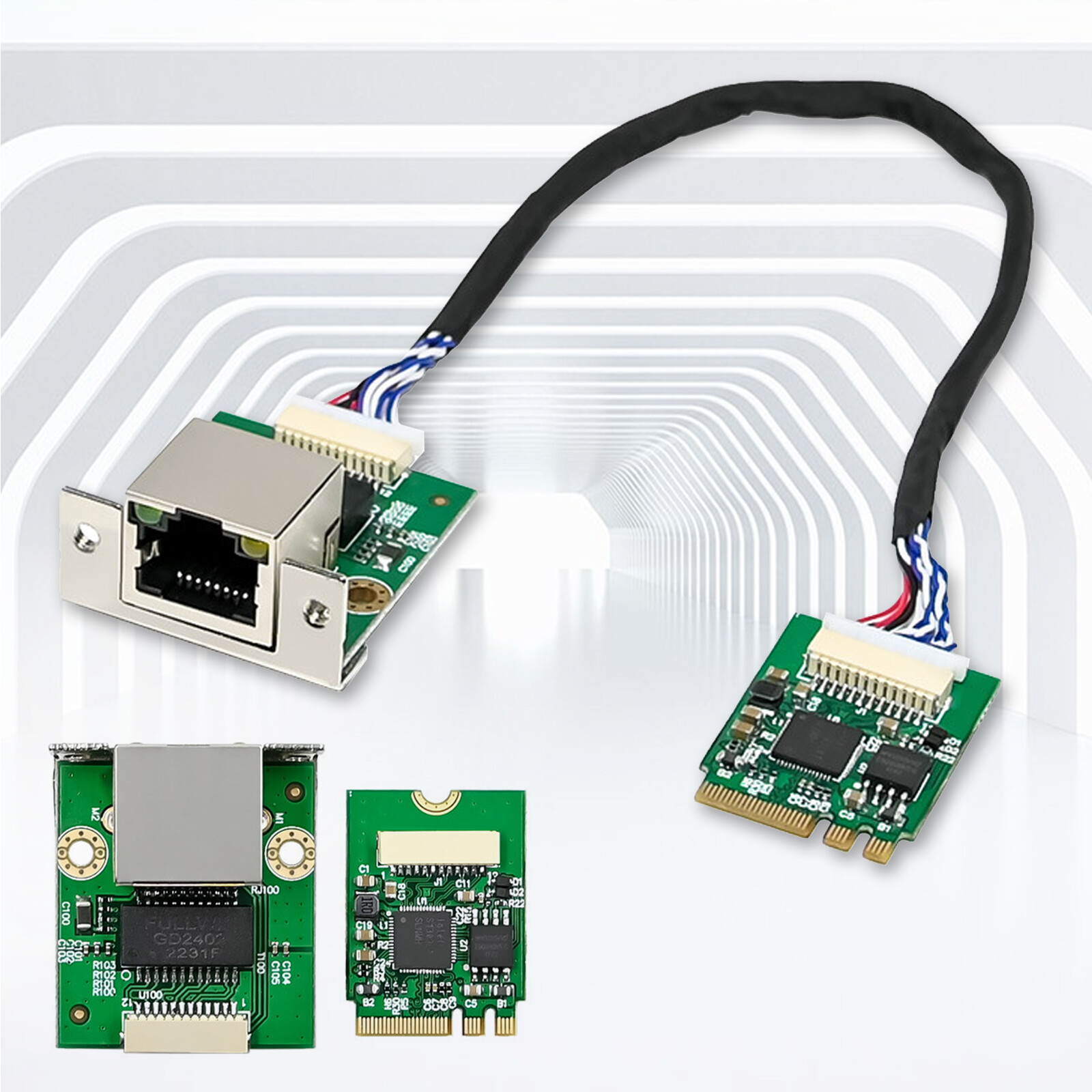M.2 A+E 2.5GbE Intel I225-V Ethernet NIC Card Multi-Gig 2.5G/1G/100M NGFF 2230