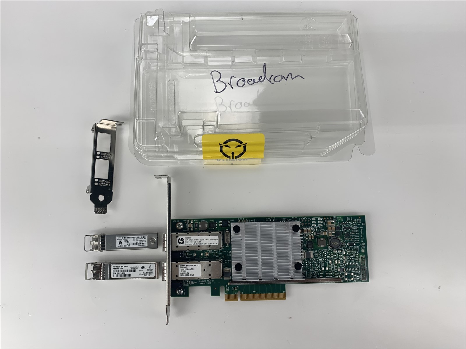 QLogic Broadcom Dual Port 10GB SFP+ Network Adapter Card BCM957810A1006G w/2 SFP
