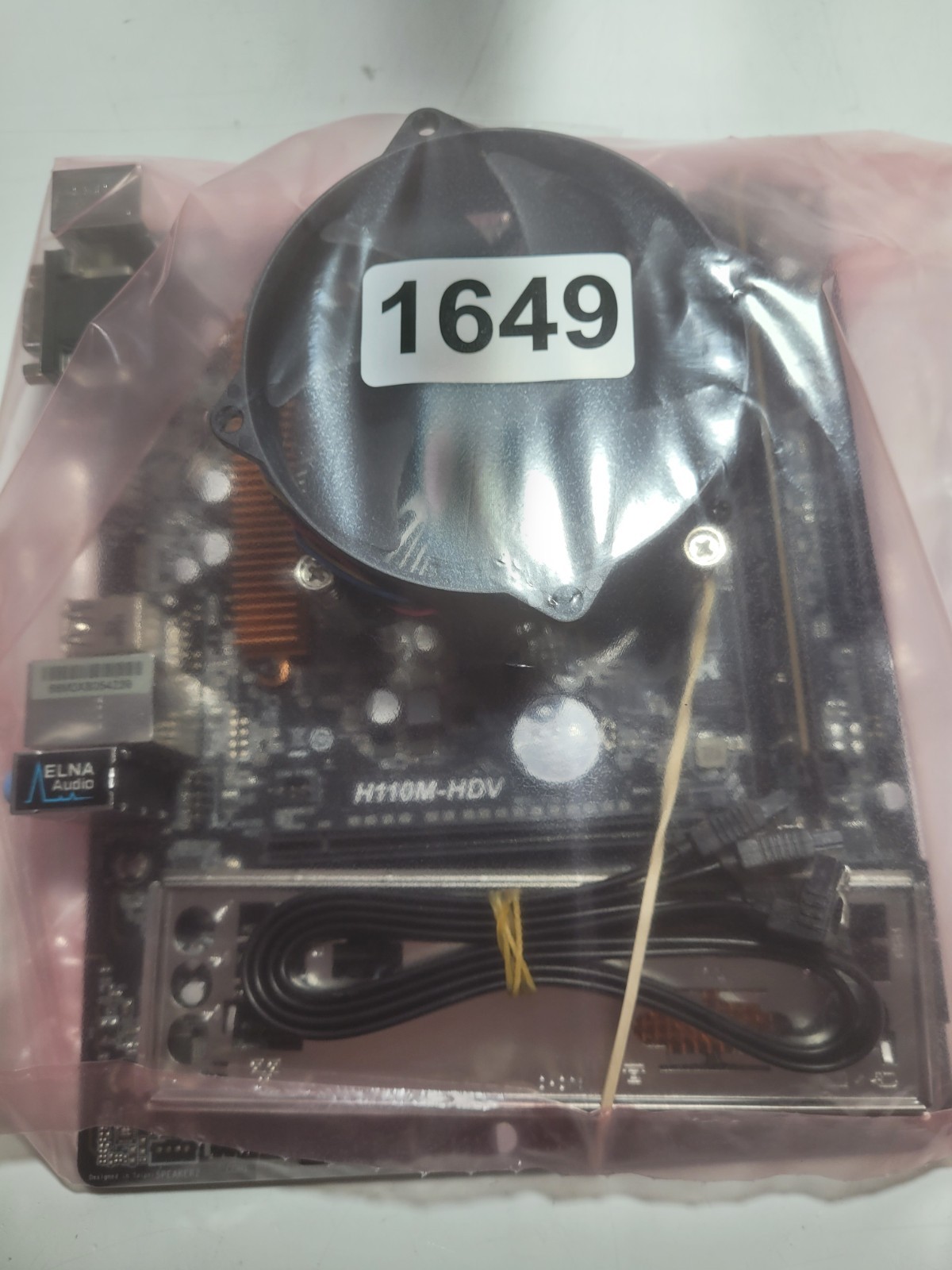 ASRock H110M-HVS Motherboard I5-6500 4GB RAM, IO Shield #1649