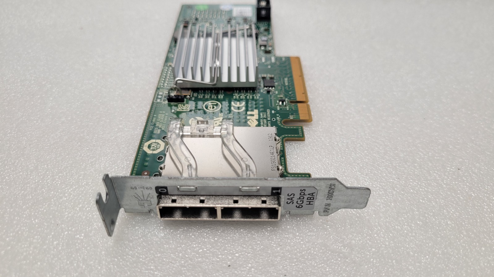 Dell Dual Port 6Gbps SAS PCI-E Host Bus Adapter 03DDJT Low Profile Bracket