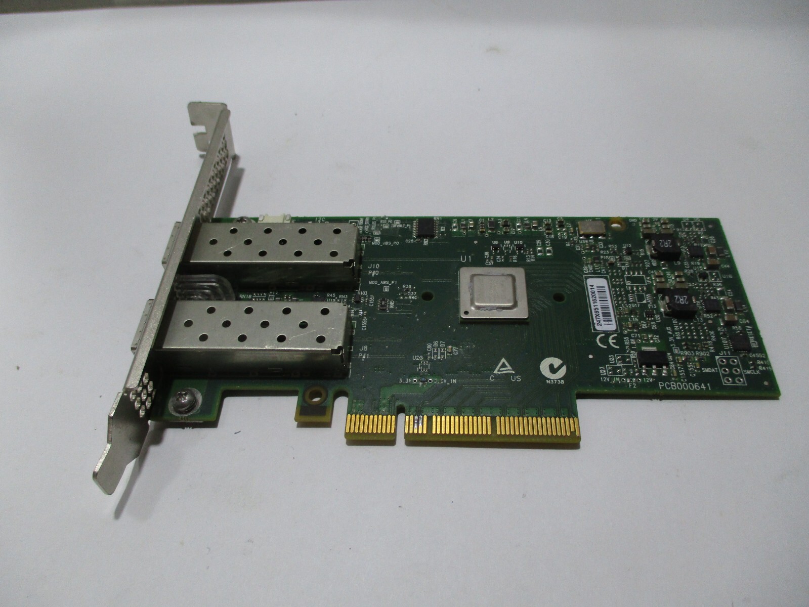 Dell Mellanox W0RM9 CX322A 10Gb CONNECTX-3 10GBE DUAL PORT PCI-E Adapter