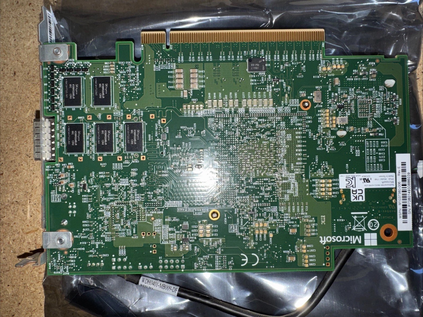 Microsoft M1037380-006 REV E, Accelerator Card***FAST FREE SHIPPING***