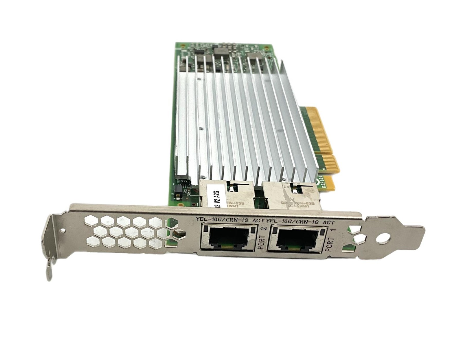 New Marvel 10GB RJ45 Dual Port fastlinq NIC PCIe Ethernet Adapter Both Bracket