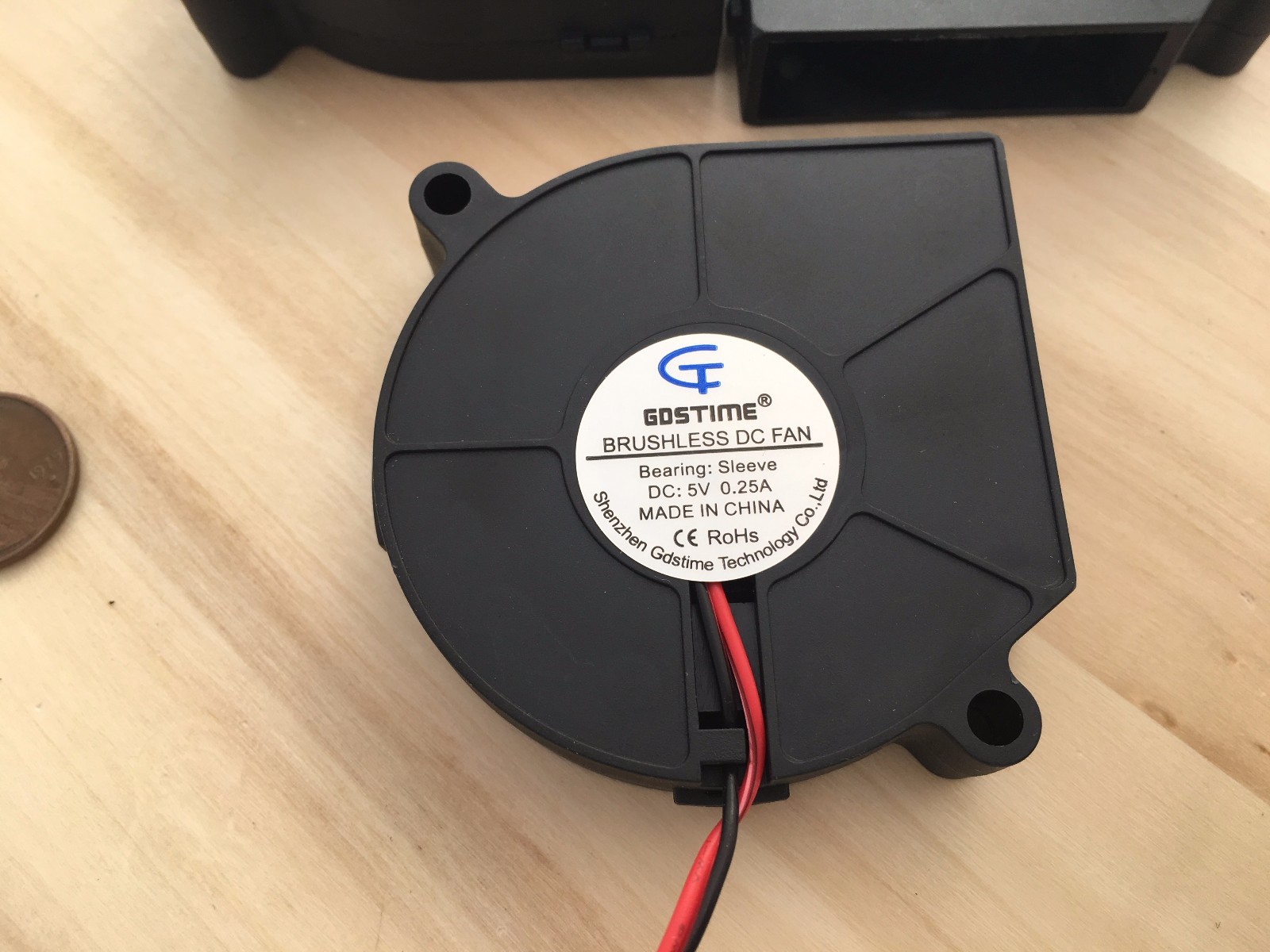 4 Pieces 60mm 5v fan Brushless Exhaust Centrifugal Blower Computer Gdstime C28