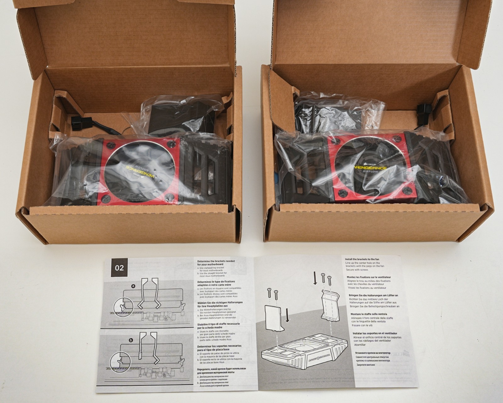 Corsair Vengeance LPX Airflow RAM Cooler Dual Fan Kit (Open Box)