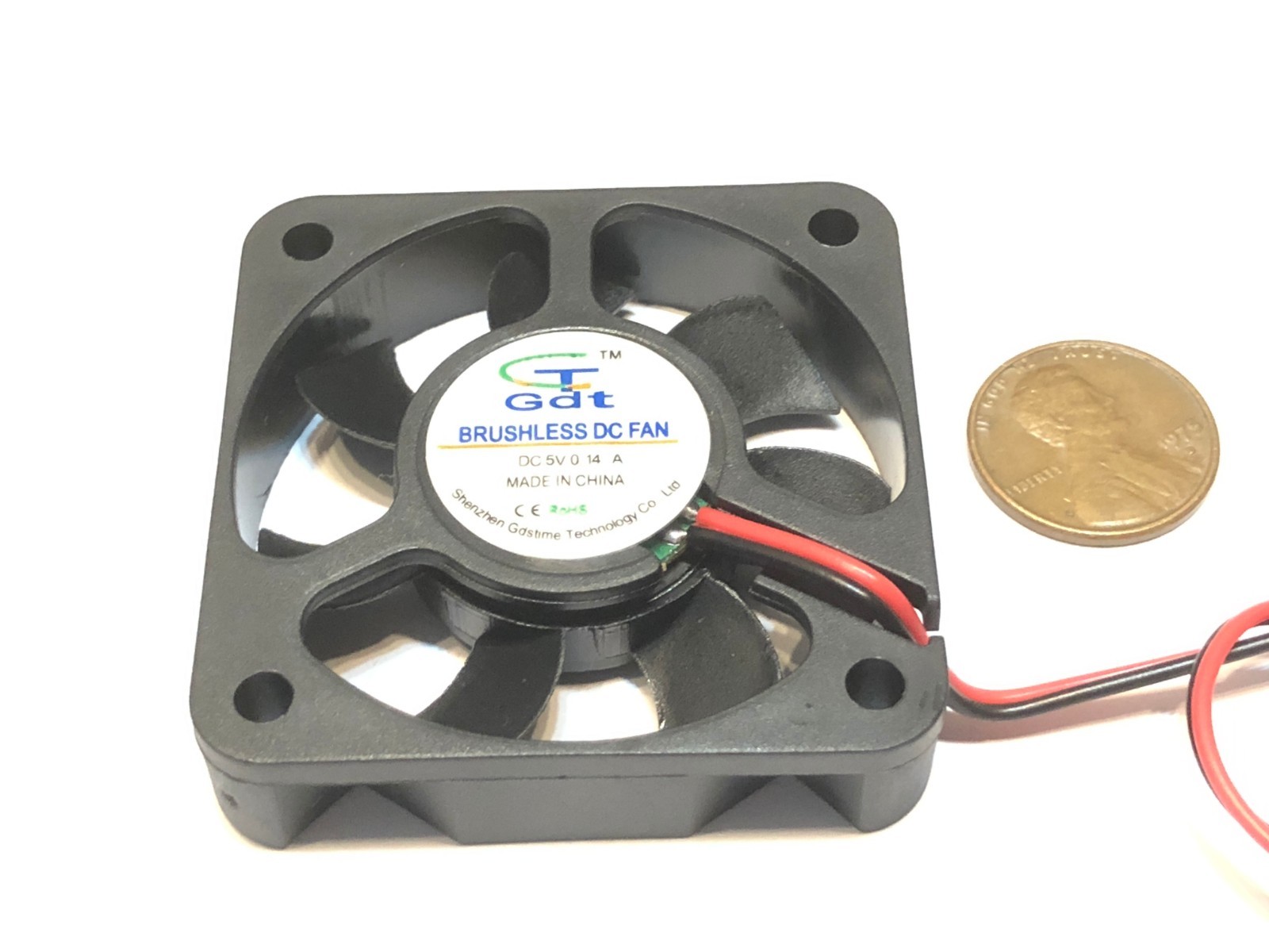 4 Pieces 5010 5V fan 50mm 5cm Extruder Cooling Heatsink Gdstime 3d printer C13