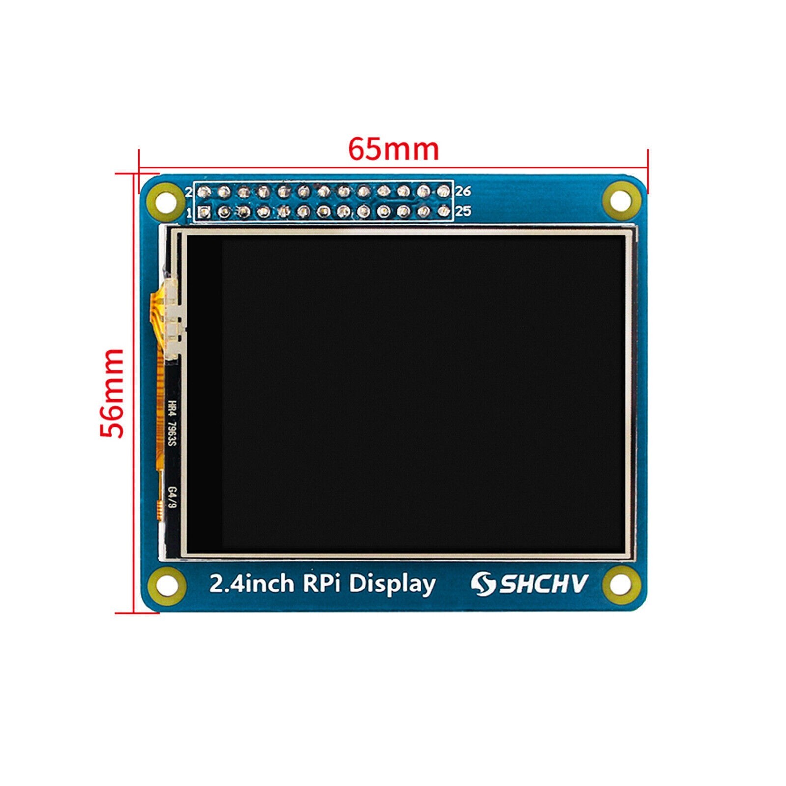 2.4″ Touch Screen TFT LCD 320*240 Pixel Display for Raspberry Pi 4B 3B+ Zero 2 W