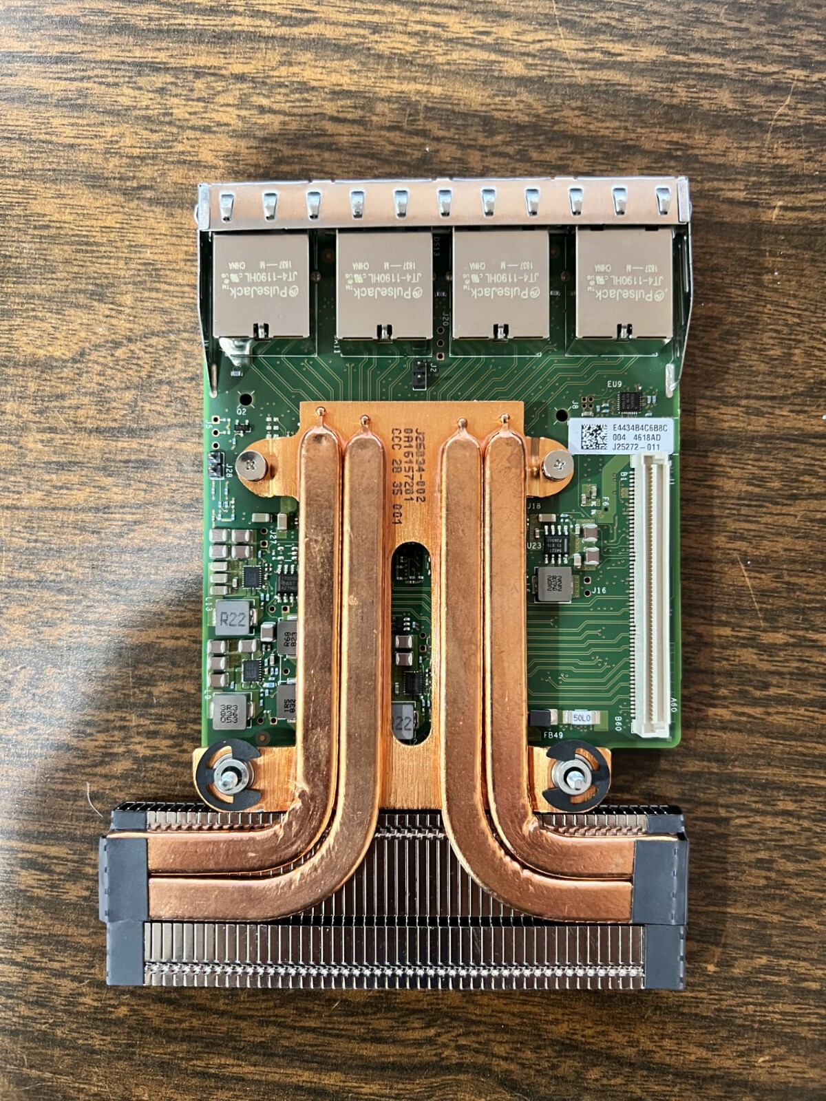 64PJ8 DELL INTEL X550-T4 10GB 4-PORT RJ-45 NETWORK DAUGHTER CARD 064PJ8