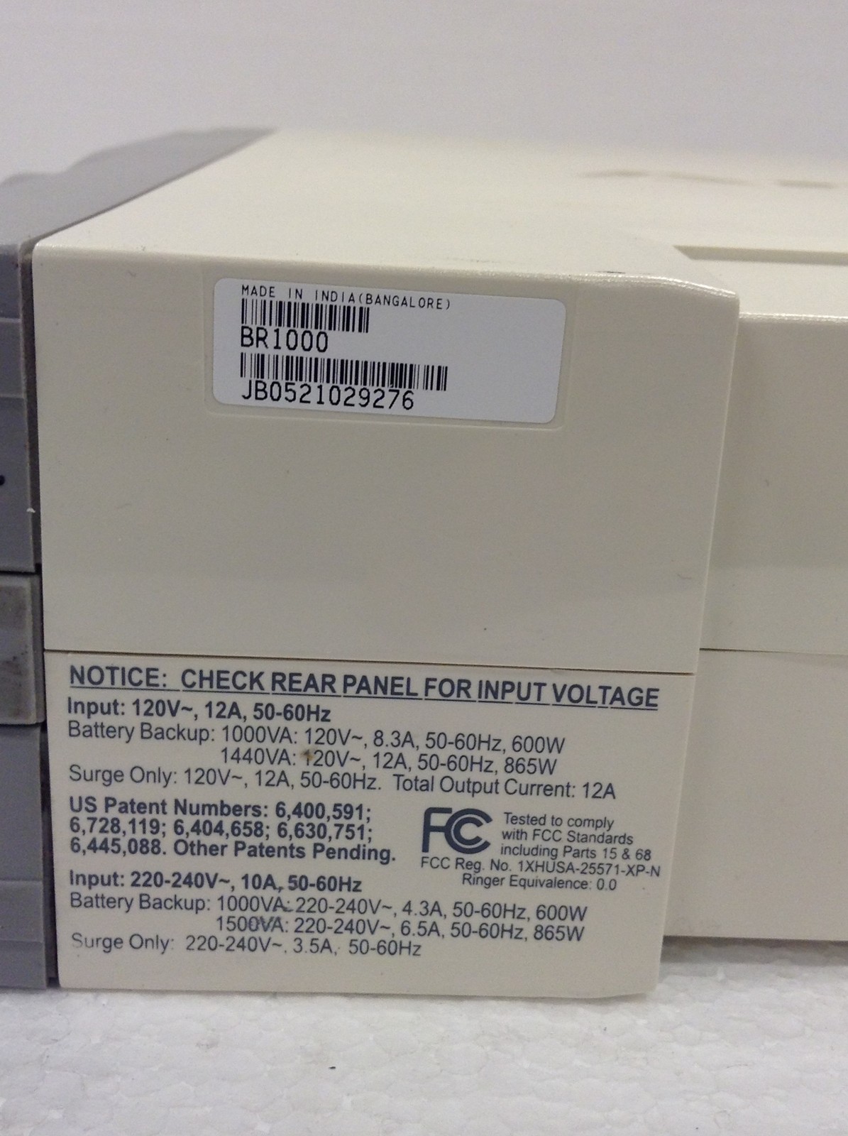 APC Back-UPS RS 1000 BR1000 8 Outlet Battery Backup 600W, No Batteries FREE SHIP