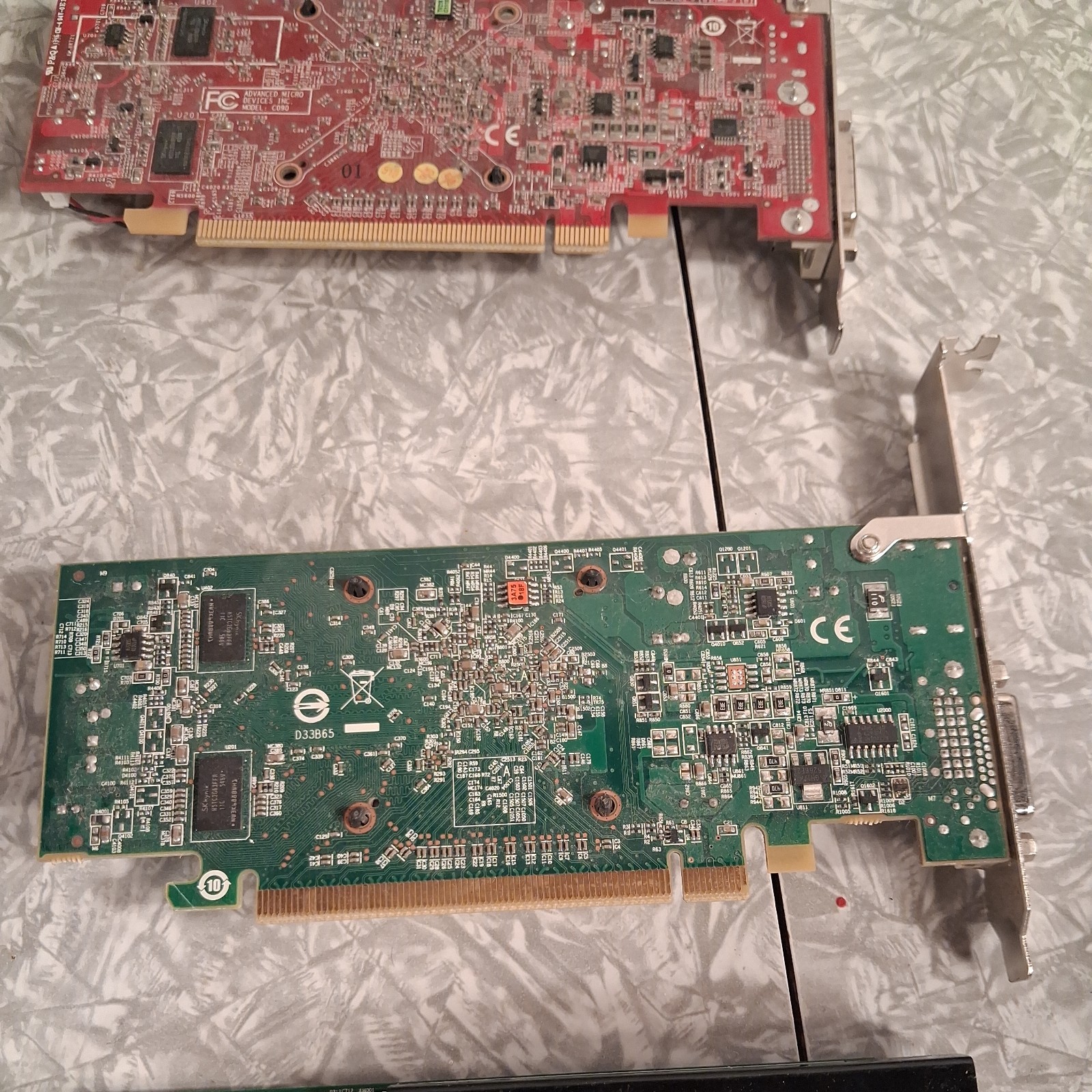 Lot of 6 Assorted Graphics Card video cards Untested Unknown Conditions