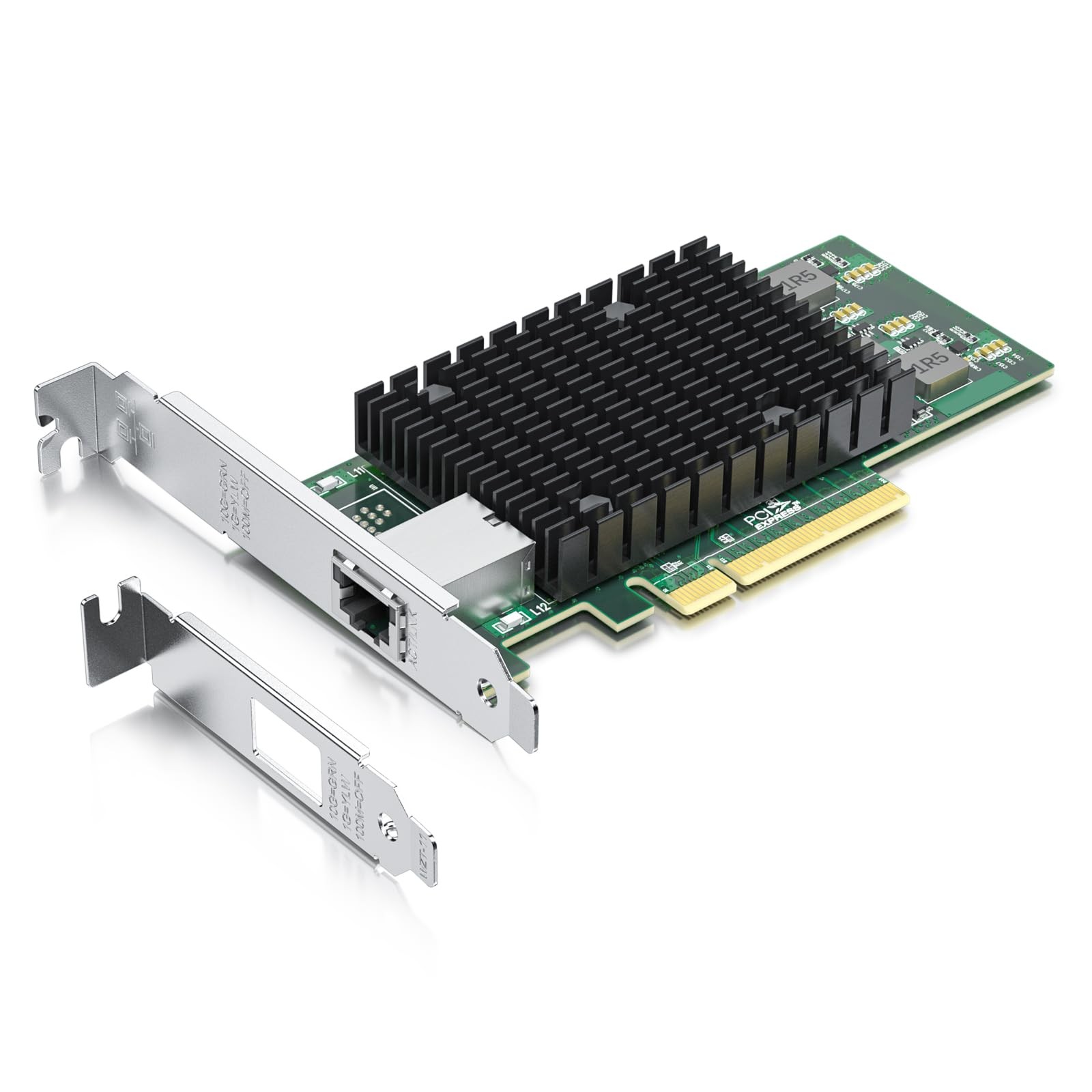 10GB PCIe Network Card NIC Intel X540 Single RJ45 Port PCIE 2.0 X8 Windows