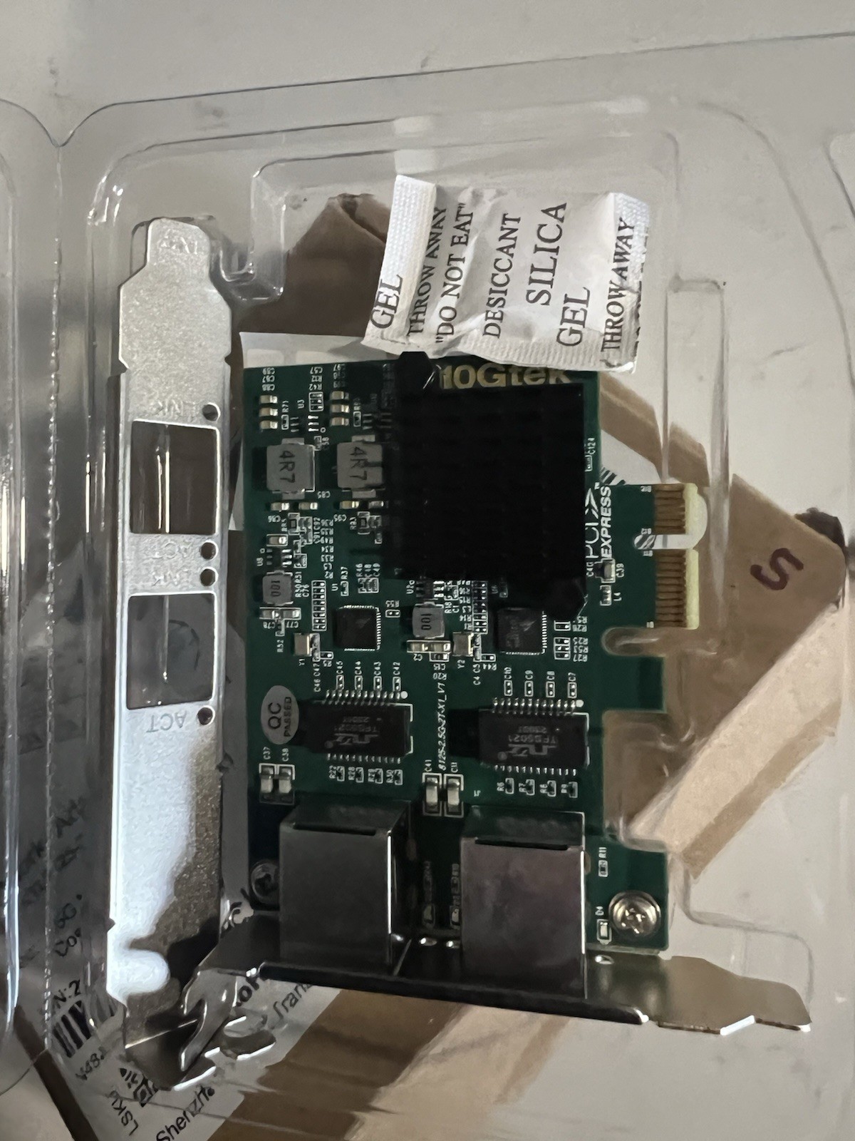 2.5G Ethernet Card 4 Port NIC Network Adapter Realtek RTL8125BG Controller