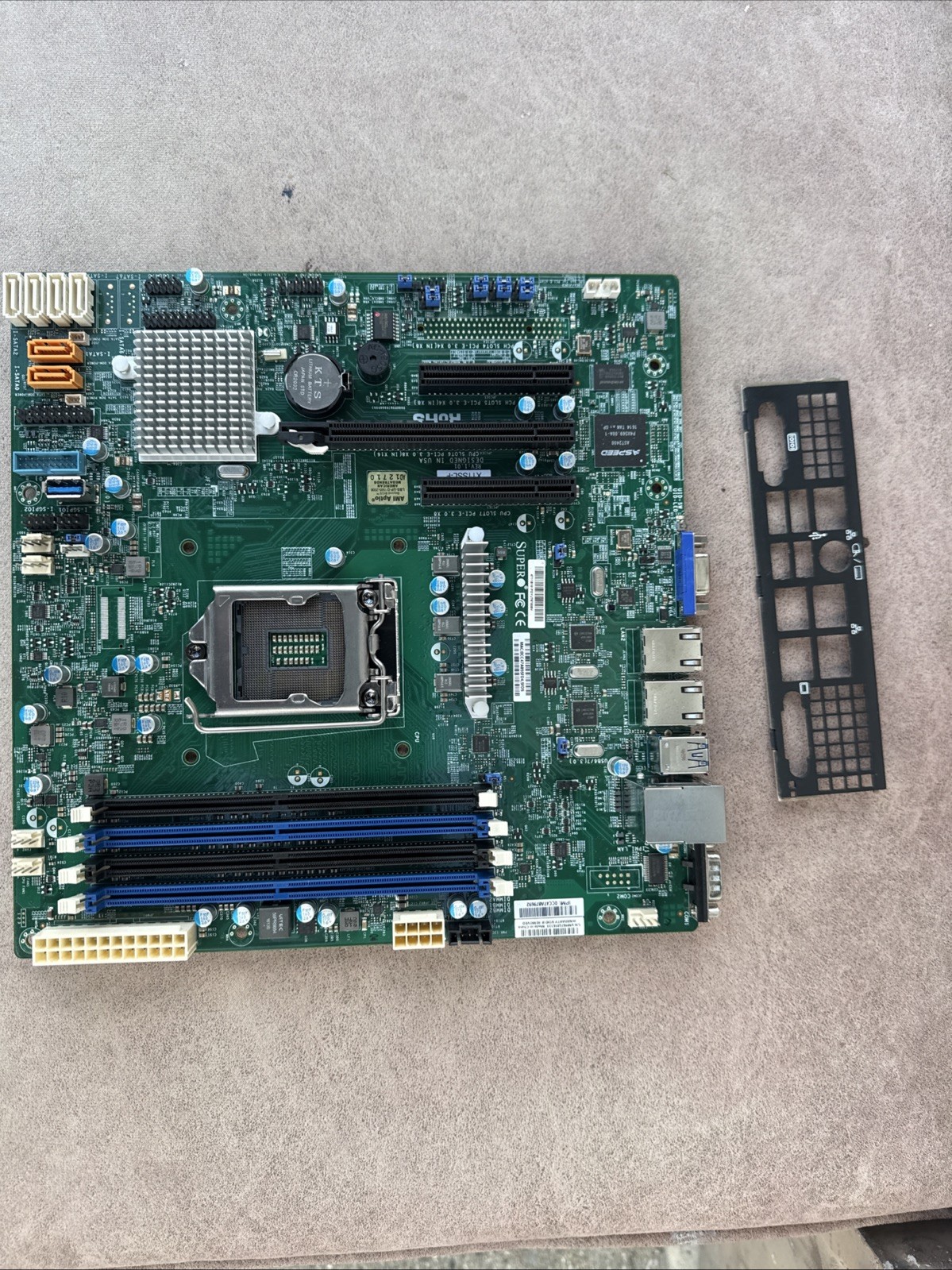 SUPERMICRO X11SSL-F FCLGA1151 DDR4 Intel® C232 chipset Micro-ATX Motherboard –
