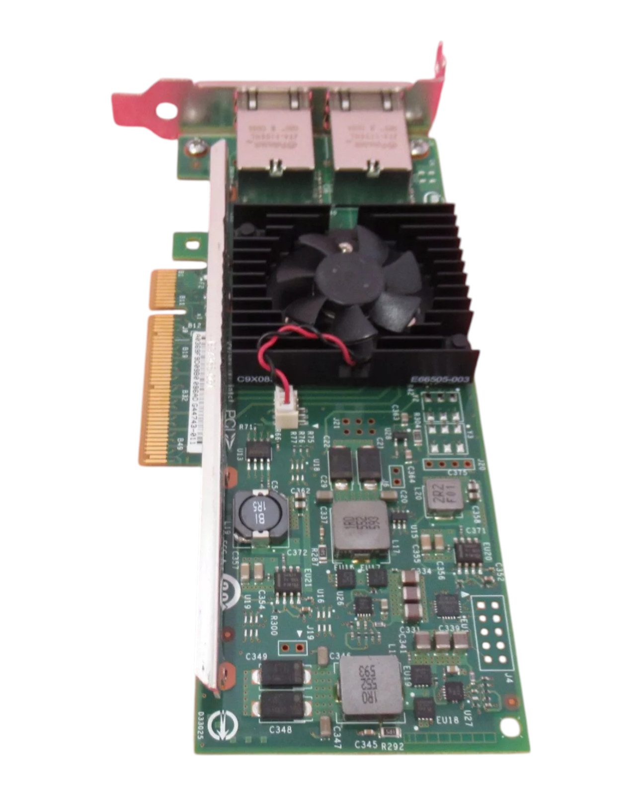 Dell Intel 3DFV8 X540-T2 10Gb RJ-45 Dual Port Low Profile PCIe network card