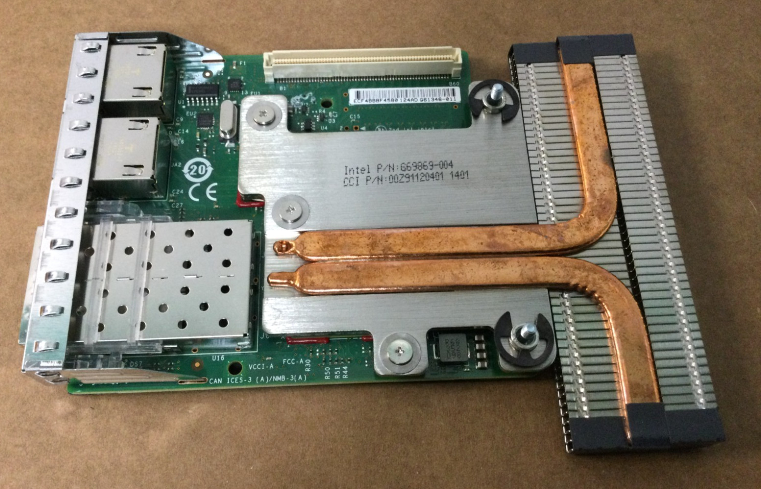 DELL 0C63DV C63DV R720 INTEL QUAD PORT NETWORK CARD
