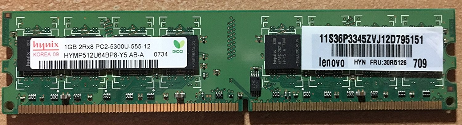 2GB 2Rx8 PC2-5300U-555-12 Tested Working