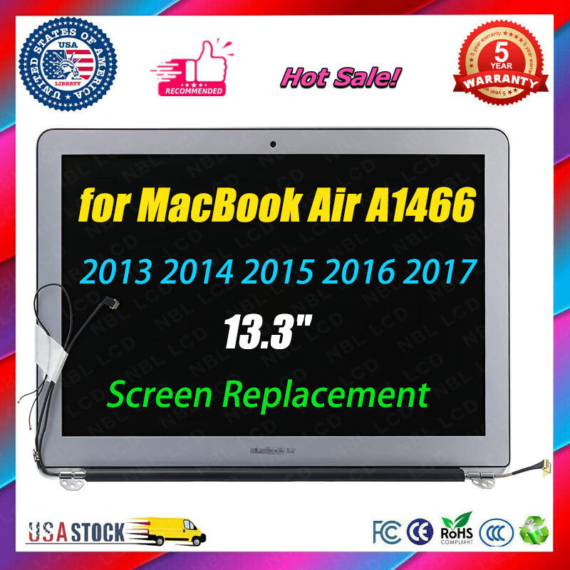 13.3″ for Apple MacBook Air A1466 2013 2014 2015 LCD Screen Display Assembly New
