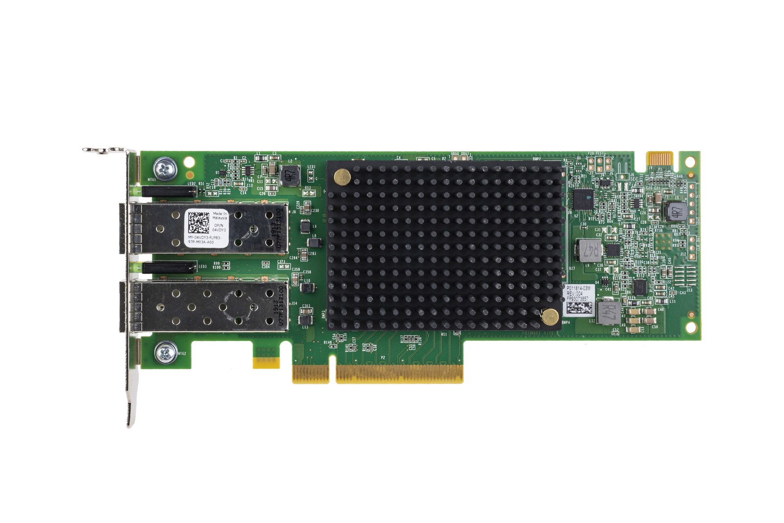 Network interface card Dell Emulex LPE35002 2x32Gb SFP+ FC PCIe 4.0×8 4VDY3