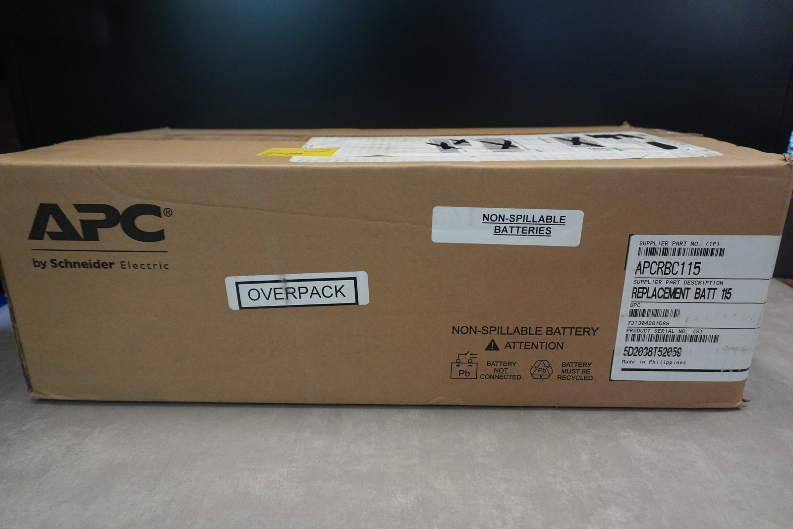 APC APCRBC115 RBC115 Replacement Battery Cartridge 48V Smart-UPS NEW Sealed