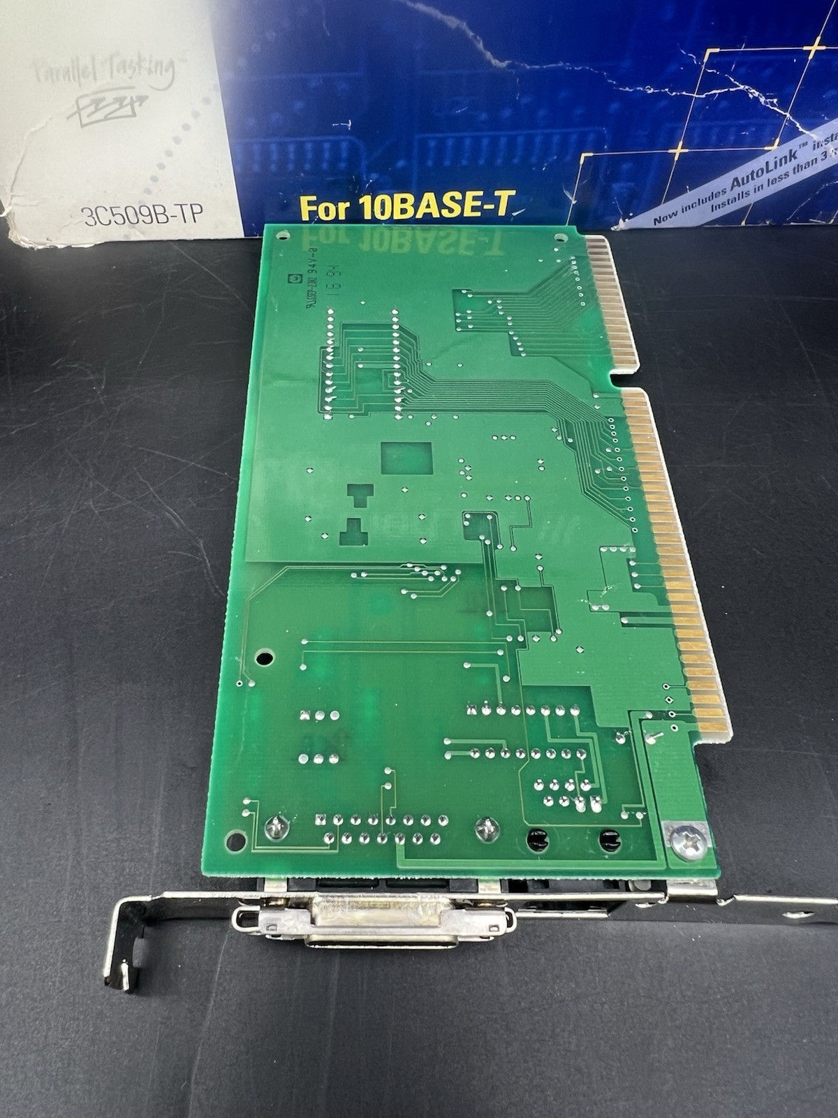 3Com EtherLink III 3C509B-TP ISA 10BASE-T Network Adapter w/ Box Untested