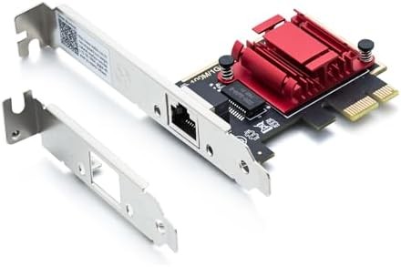 2.5GBase-T PCI Express Network Adapter NIC, PCIe to 2.5 Gigabit Ethernet Network
